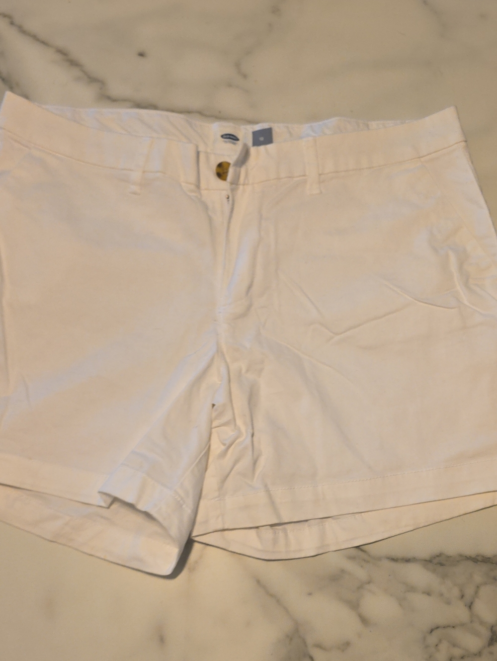 Old Navy White Women's Bermuda Shorts